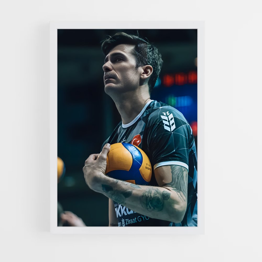 Poster Le Serveur de Rêves – affiche Volleyball (vue 3)